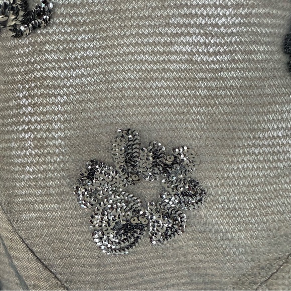 Women evening maxi dress with sequins size 8 US - Picture 3 of 12